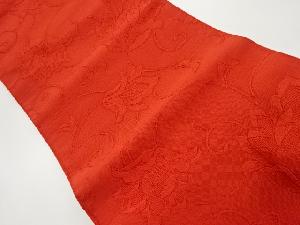 綴れ花唐草模様織出し名古屋帯